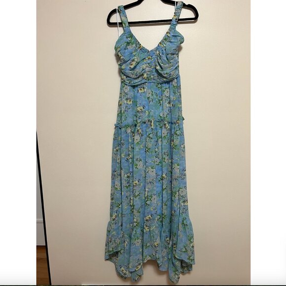 Astr The Label $129 Floral Shirred Sundress Medium - Picture 4 of 10